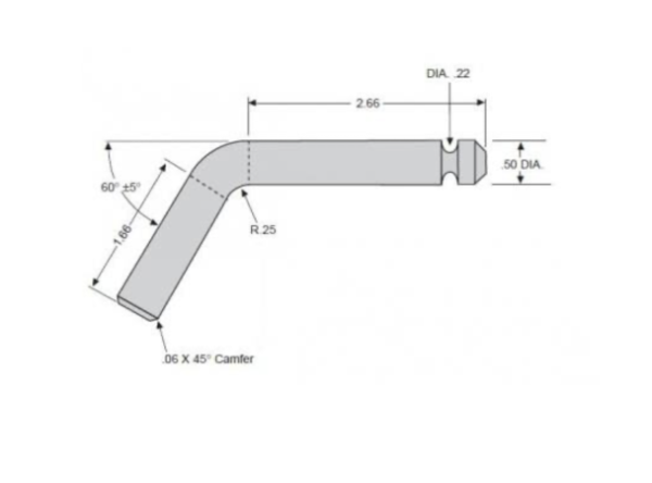 3/4” dia. x 5.62